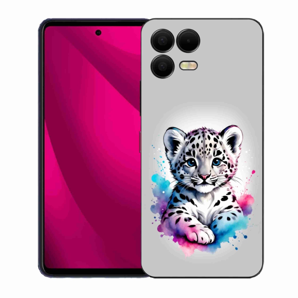 Gelový kryt mmCase na T phone 3 Pro - levhartí mládě