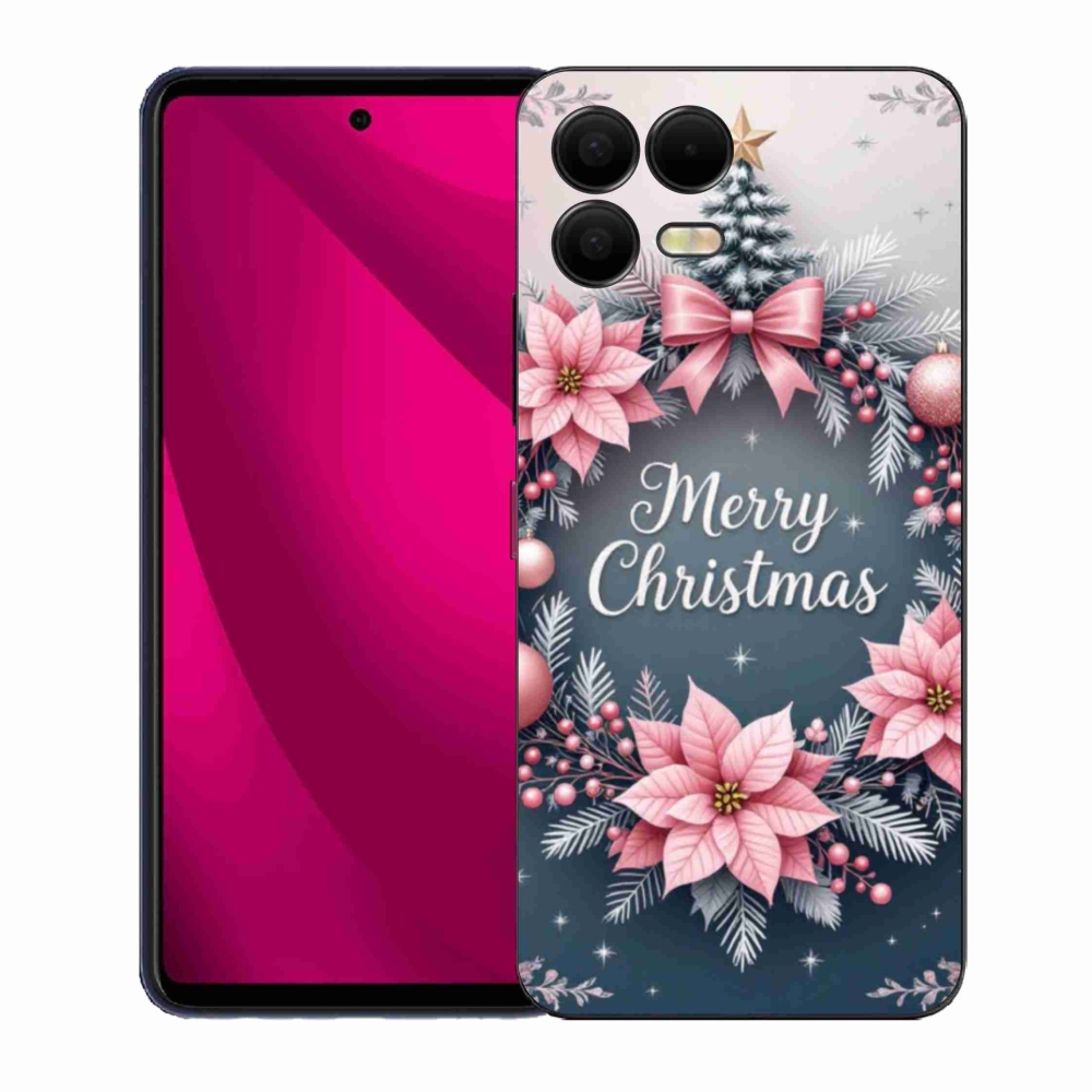 Gelový kryt mmCase na T phone 3 Pro - merry christmas
