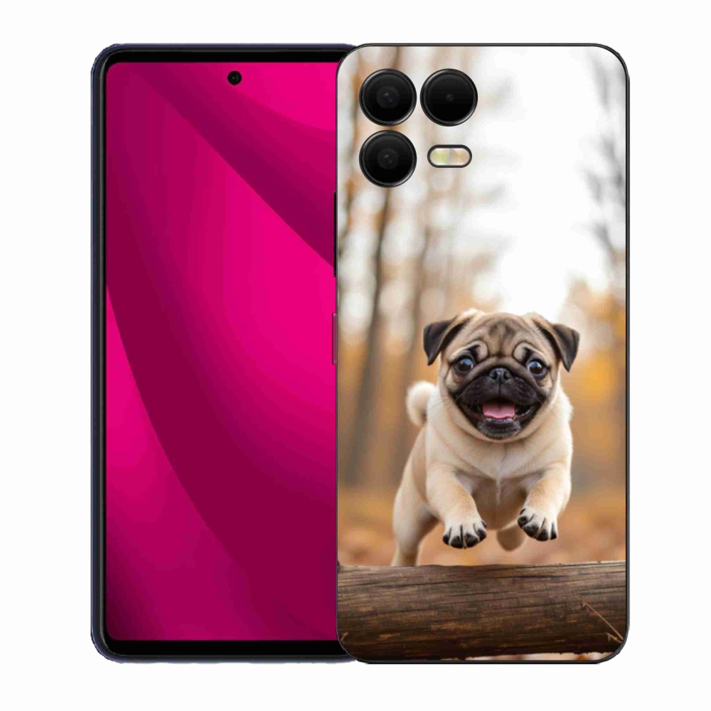 Gelový kryt mmCase na T phone 3 Pro - mops 2