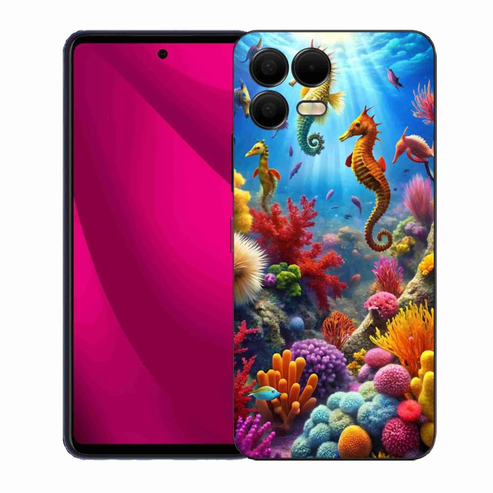 Gelový kryt mmCase na T phone 3 Pro - mořský svět 3