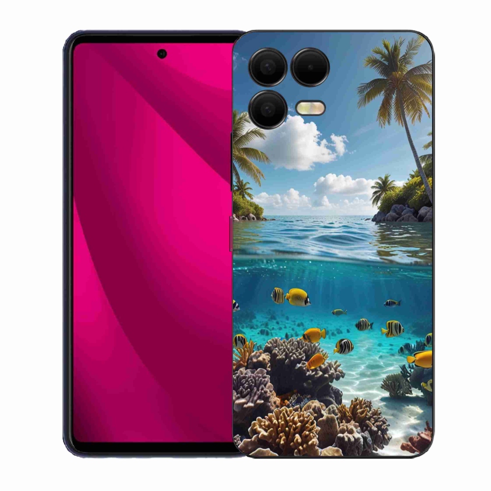Gelový kryt mmCase na T phone 3 Pro - mořský svět 4