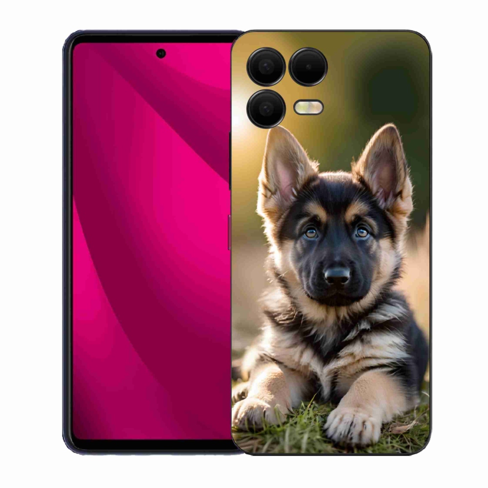 Gelový kryt mmCase na T phone 3 Pro - německý ovčák v přírodě