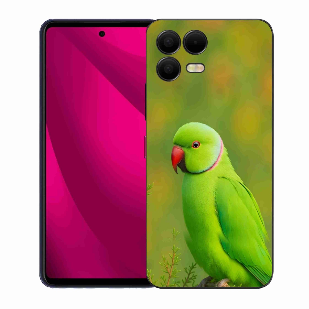 Gelový kryt mmCase na T phone 3 Pro - papoušek alexandr 2