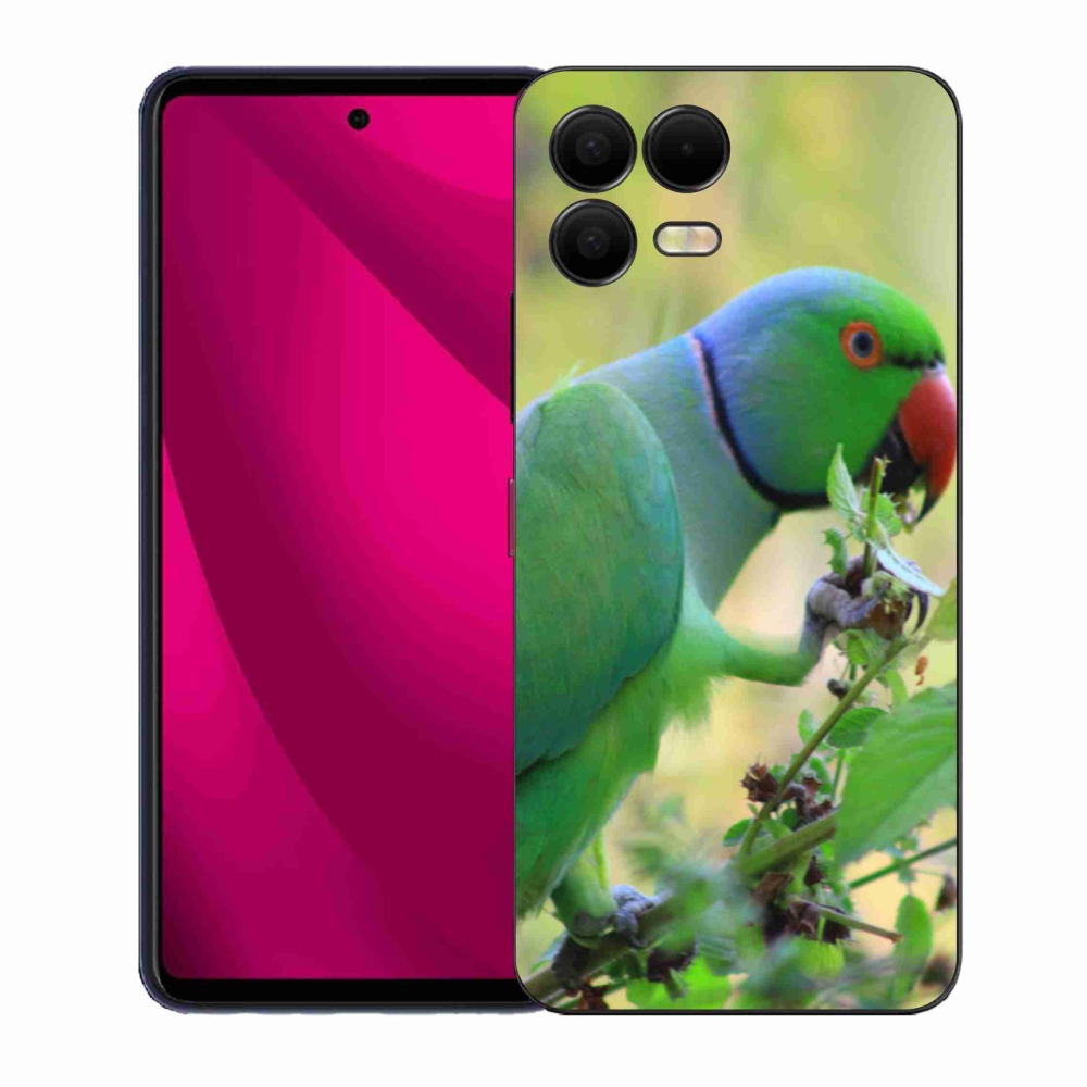 Gelový kryt mmCase na T phone 3 Pro - papoušek alexandr