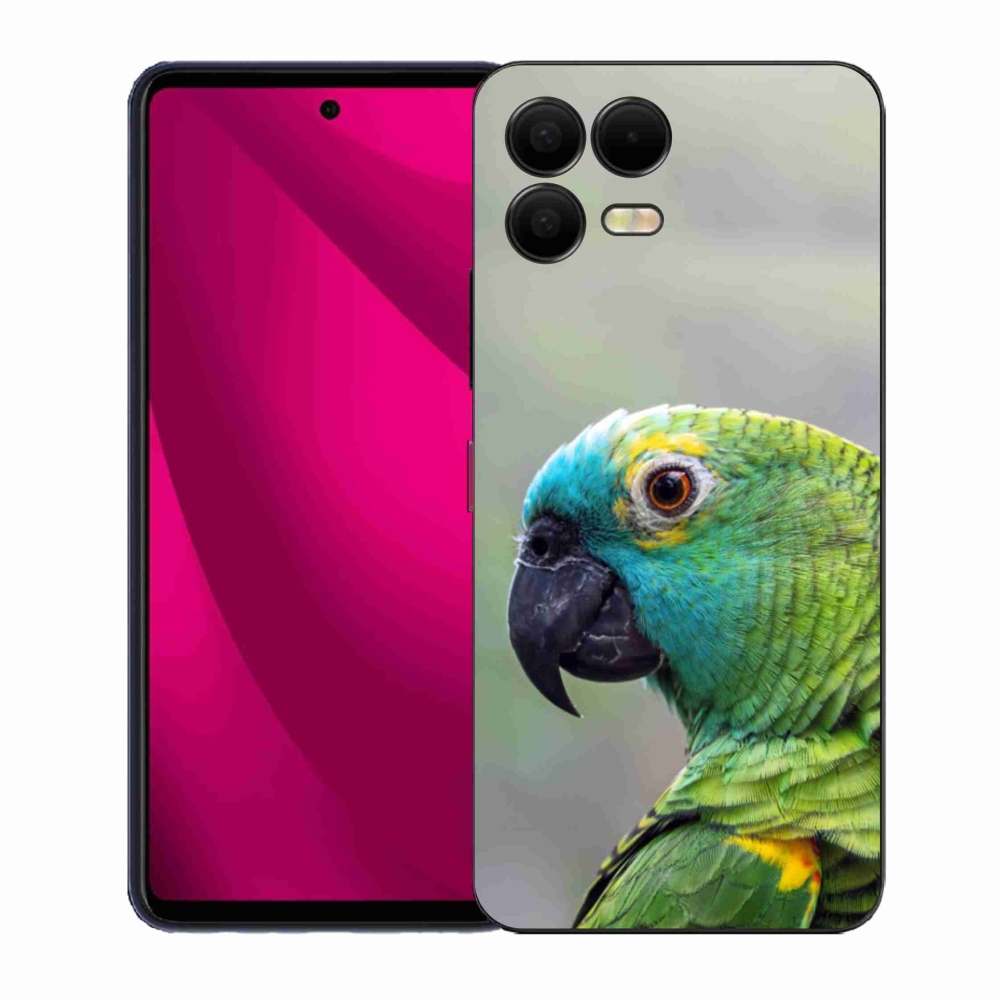 Gelový kryt mmCase na T phone 3 Pro - papoušek amazoňan