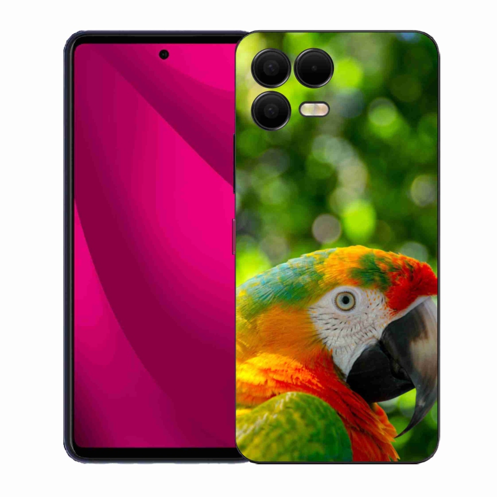 Gelový kryt mmCase na T phone 3 Pro - papoušek ara 3
