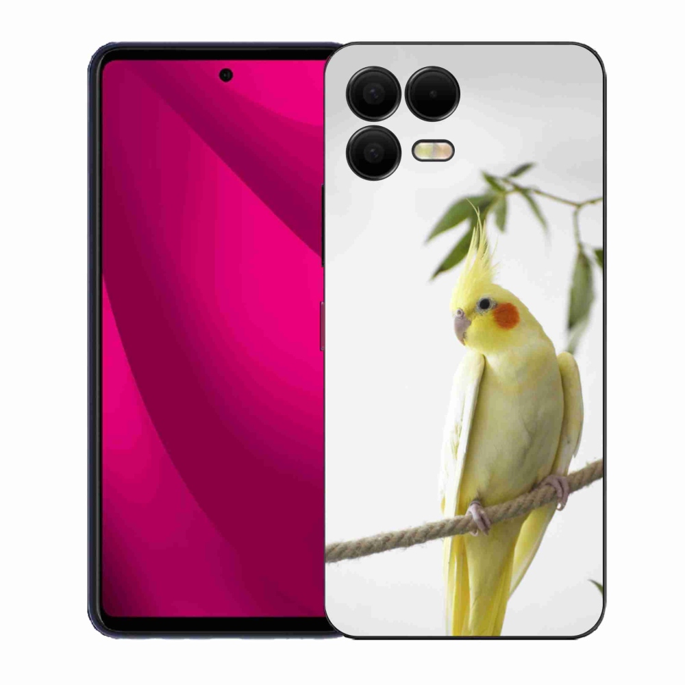 Gelový kryt mmCase na T phone 3 Pro - papoušek korela chocholatá