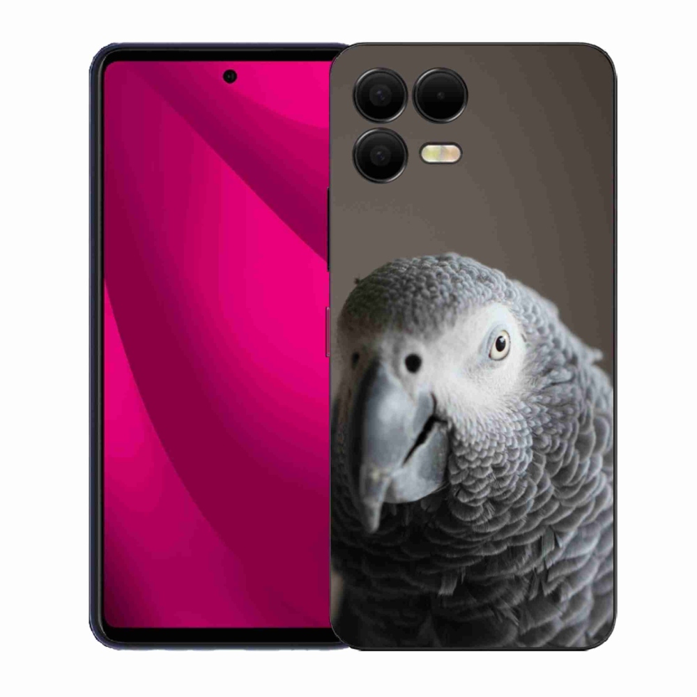 Gelový kryt mmCase na T phone 3 Pro - papoušek žako 2
