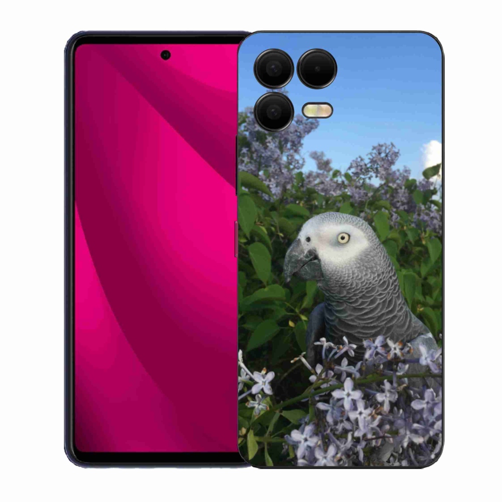 Gelový kryt mmCase na T phone 3 Pro - papoušek žako