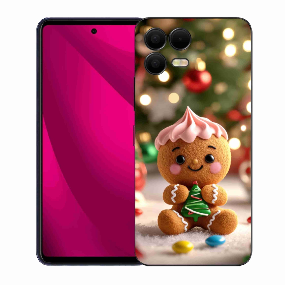 Gelový kryt mmCase na T phone 3 Pro - perníček