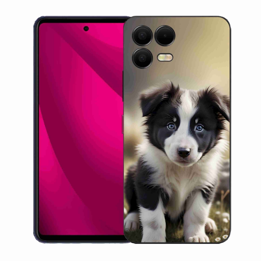 Gelový kryt mmCase na T phone 3 Pro - roztomilá border kolie