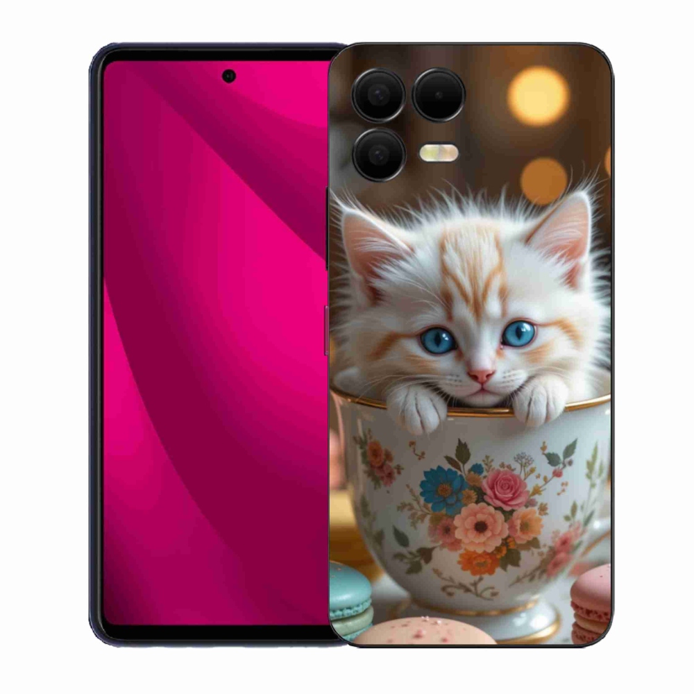 Gelový kryt mmCase na T phone 3 Pro - roztomilé kotě 6