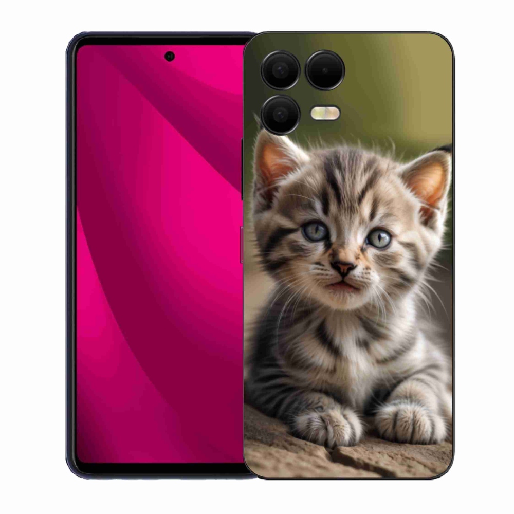Gelový kryt mmCase na T phone 3 Pro - roztomilé kotě 9