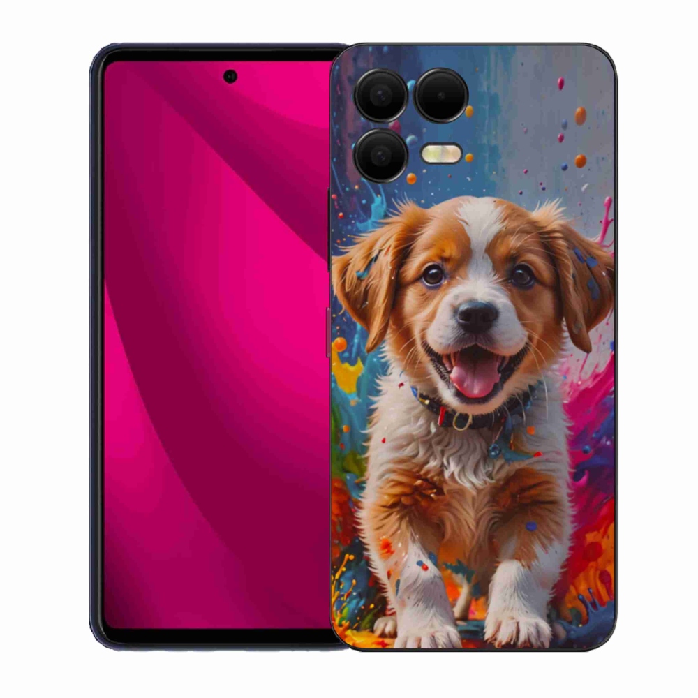 Gelový kryt mmCase na T phone 3 Pro - roztomilé štěně 3