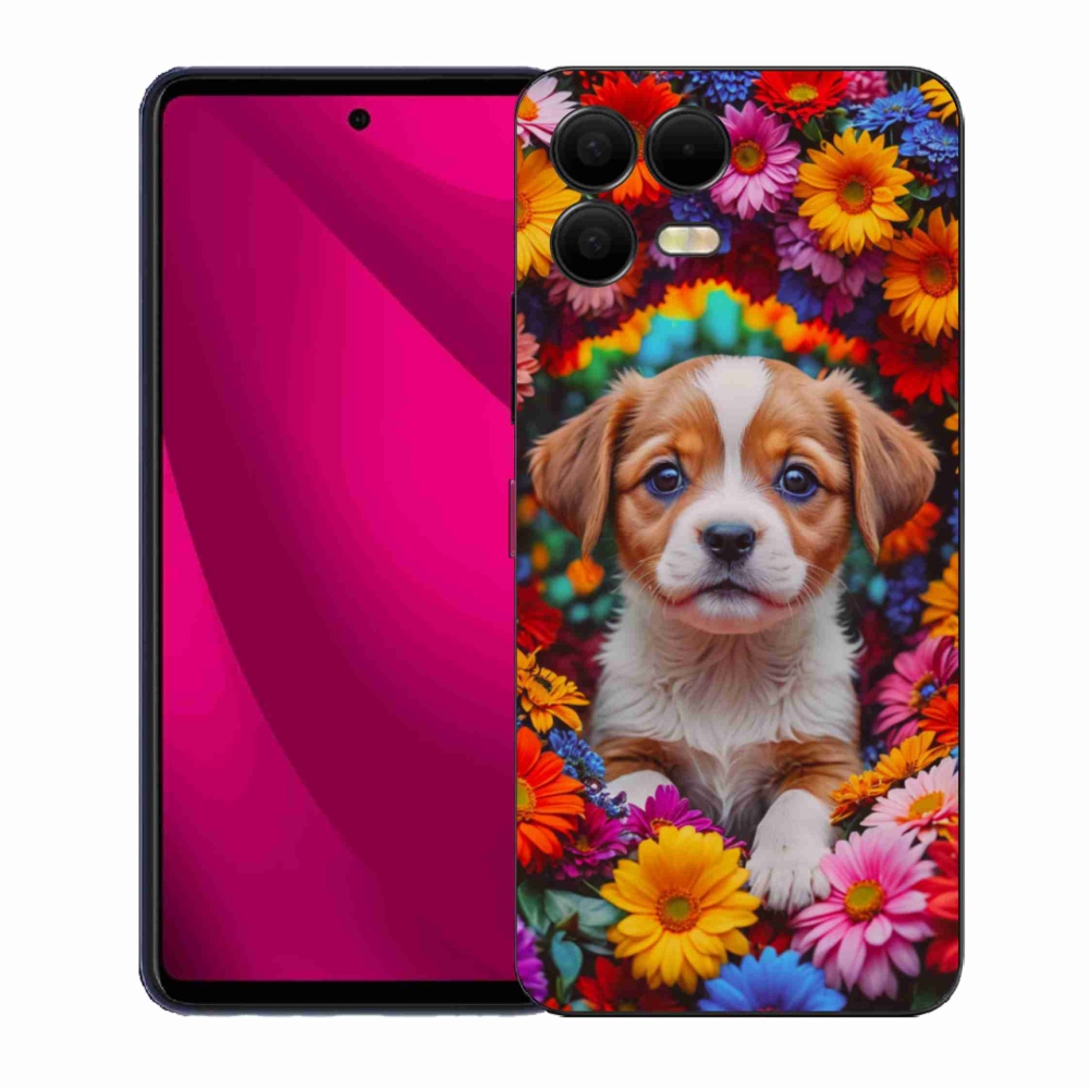 Gelový kryt mmCase na T phone 3 Pro - roztomilé štěně