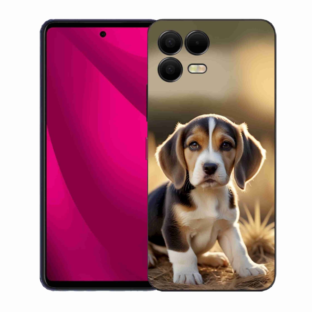 Gelový kryt mmCase na T phone 3 Pro - roztomilý bígl