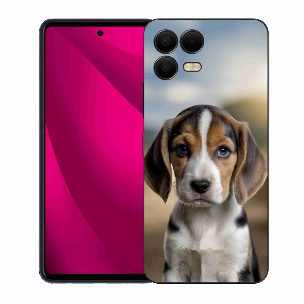 Gelový kryt mmCase na T phone 3 Pro - roztomilý bígl