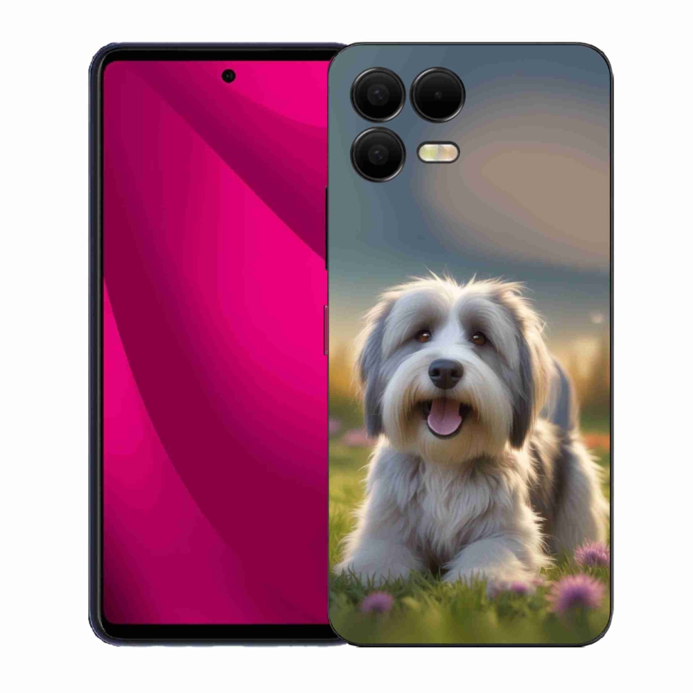 Gelový kryt mmCase na T phone 3 Pro - roztomilý havanský psík