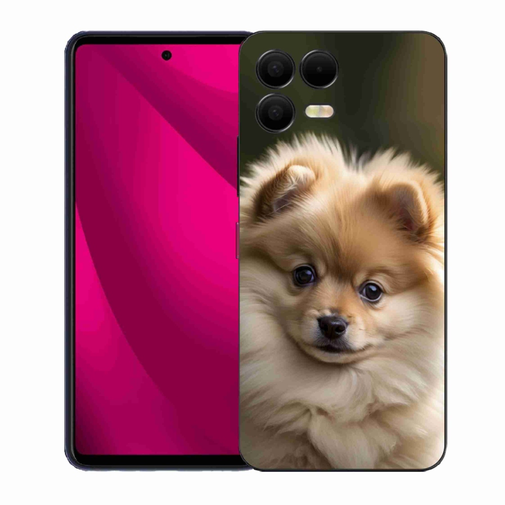 Gelový kryt mmCase na T phone 3 Pro - roztomilý pomeranian 2