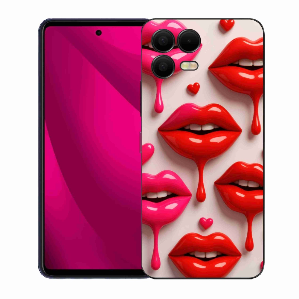 Gelový kryt mmCase na T phone 3 Pro - rty 2