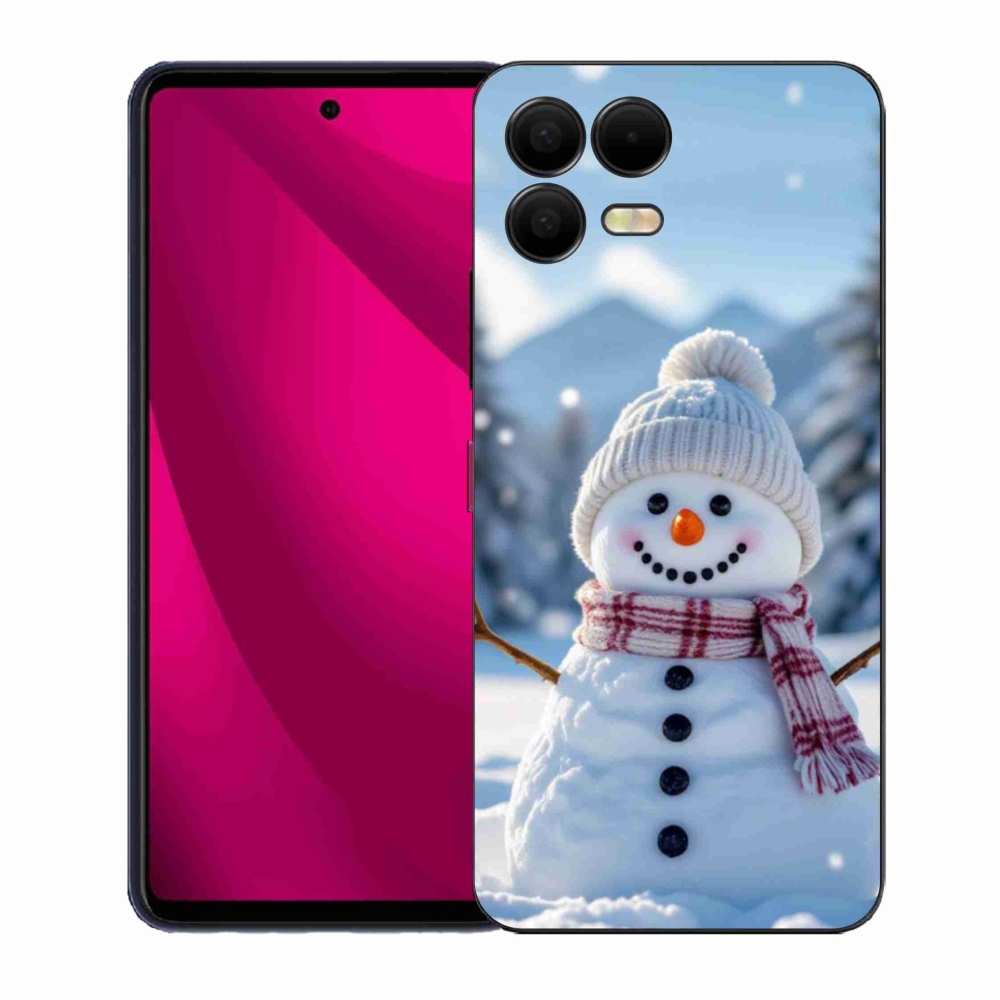 Gelový kryt mmCase na T phone 3 Pro - sněhulák 3