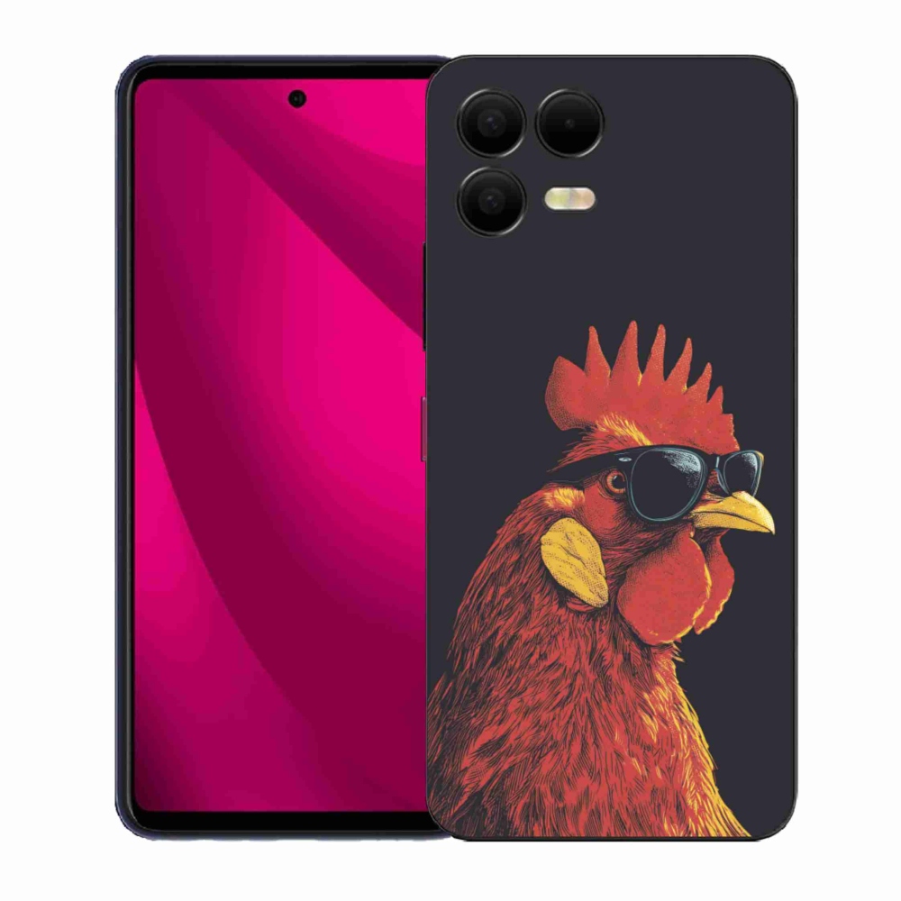 Gelový kryt mmCase na T phone 3 Pro - stylový kohout