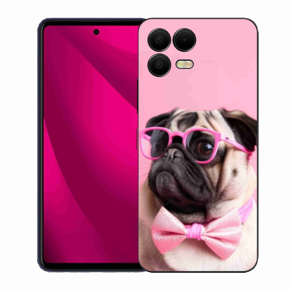 Gelový kryt mmCase na T phone 3 Pro - stylový mops