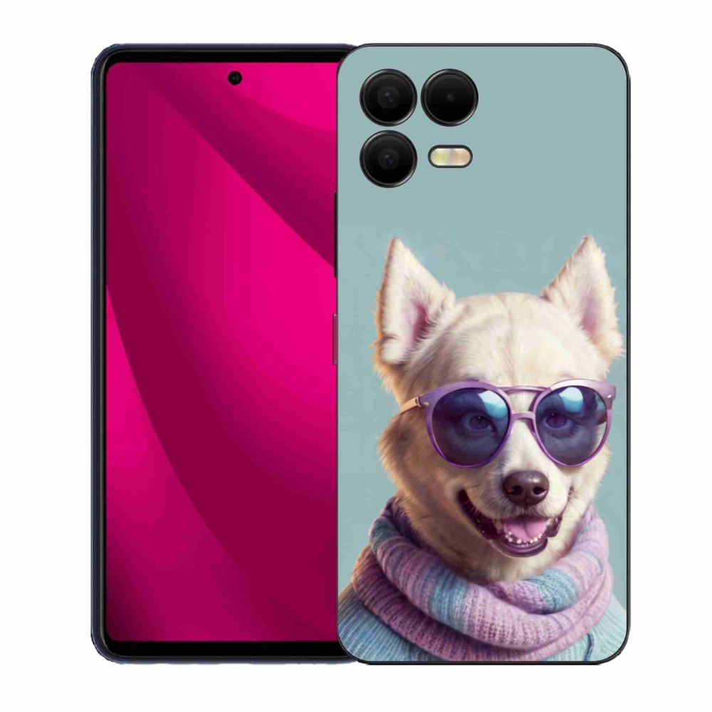 Gelový kryt mmCase na T phone 3 Pro - stylový německý špic
