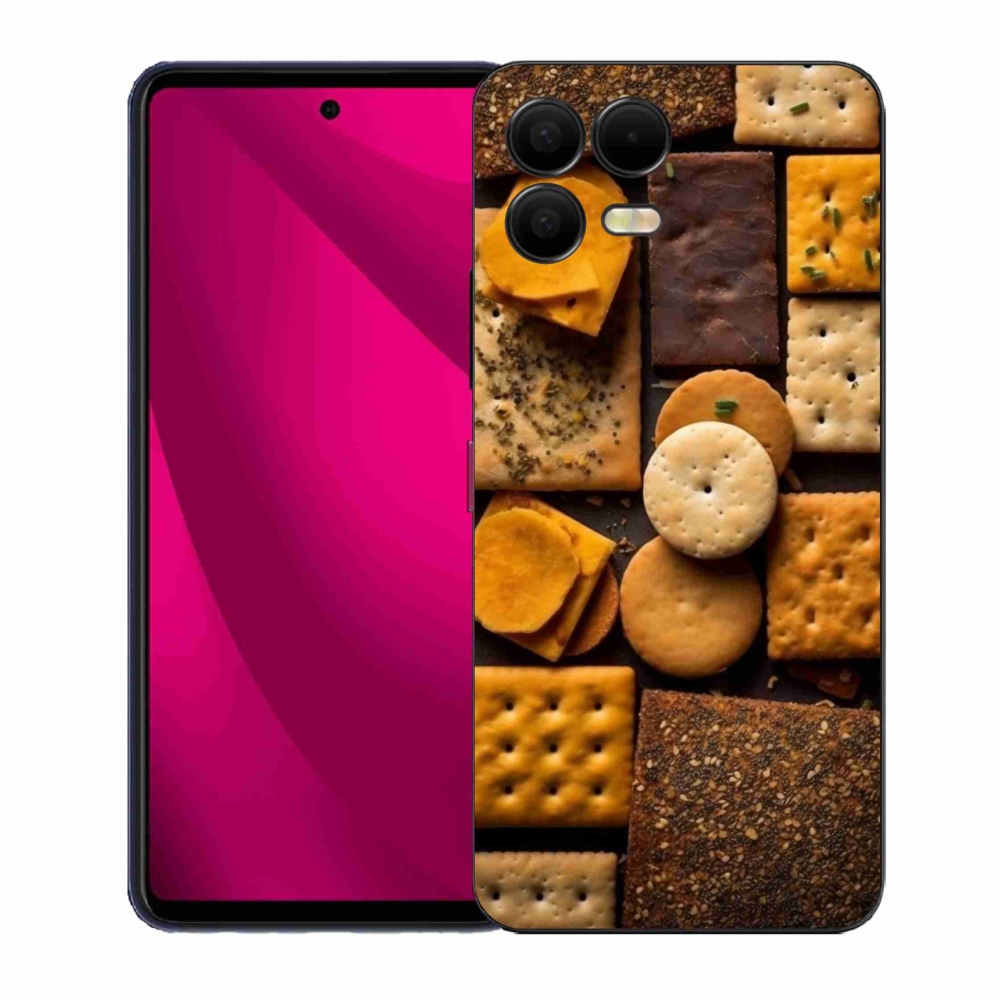 Gelový kryt mmCase na T phone 3 Pro - sušenky