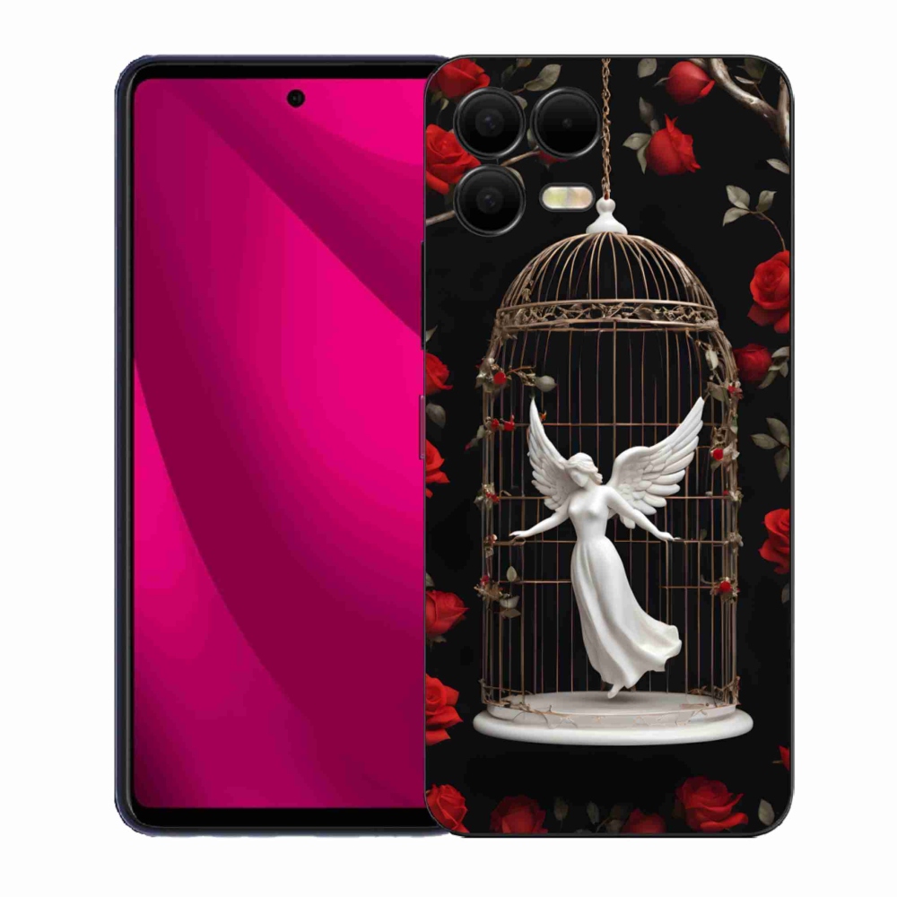 Gelový kryt mmCase na T phone 3 Pro - uvězněný anděl