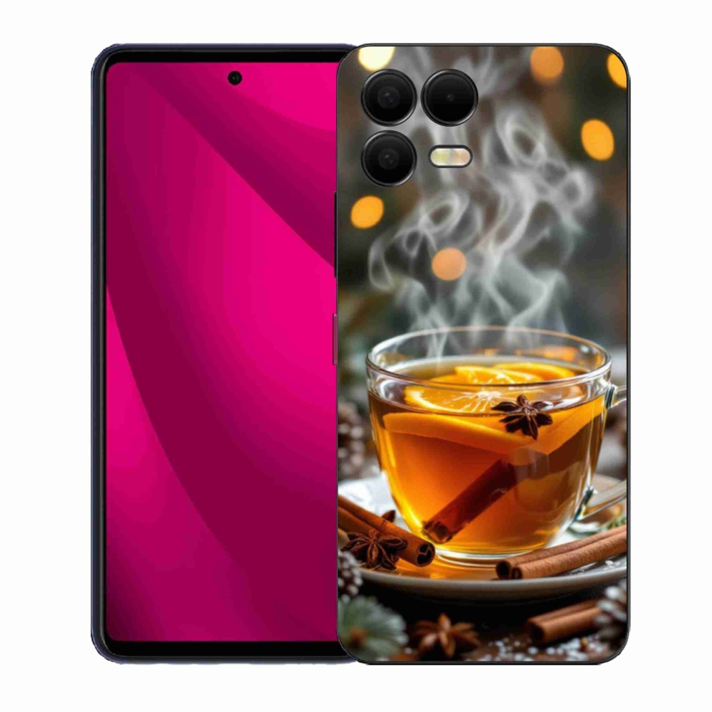 Gelový kryt mmCase na T phone 3 Pro - vánoční punč