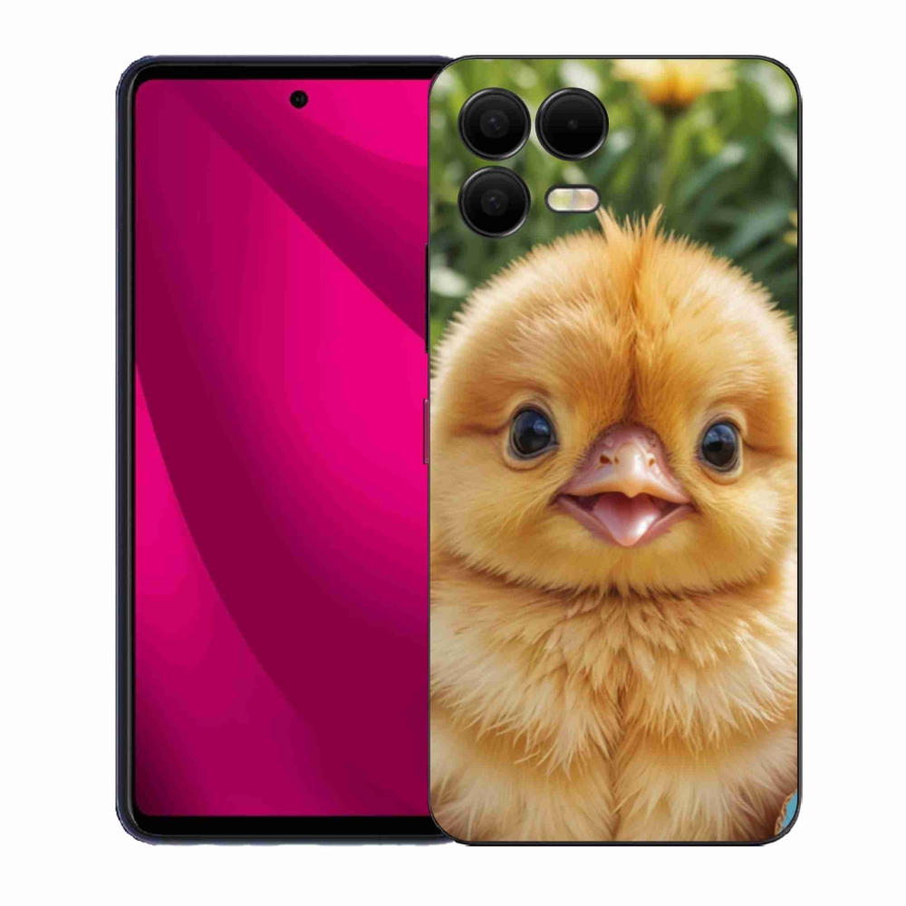 Gelový kryt mmCase na T phone 3 Pro - veselé kuřátko