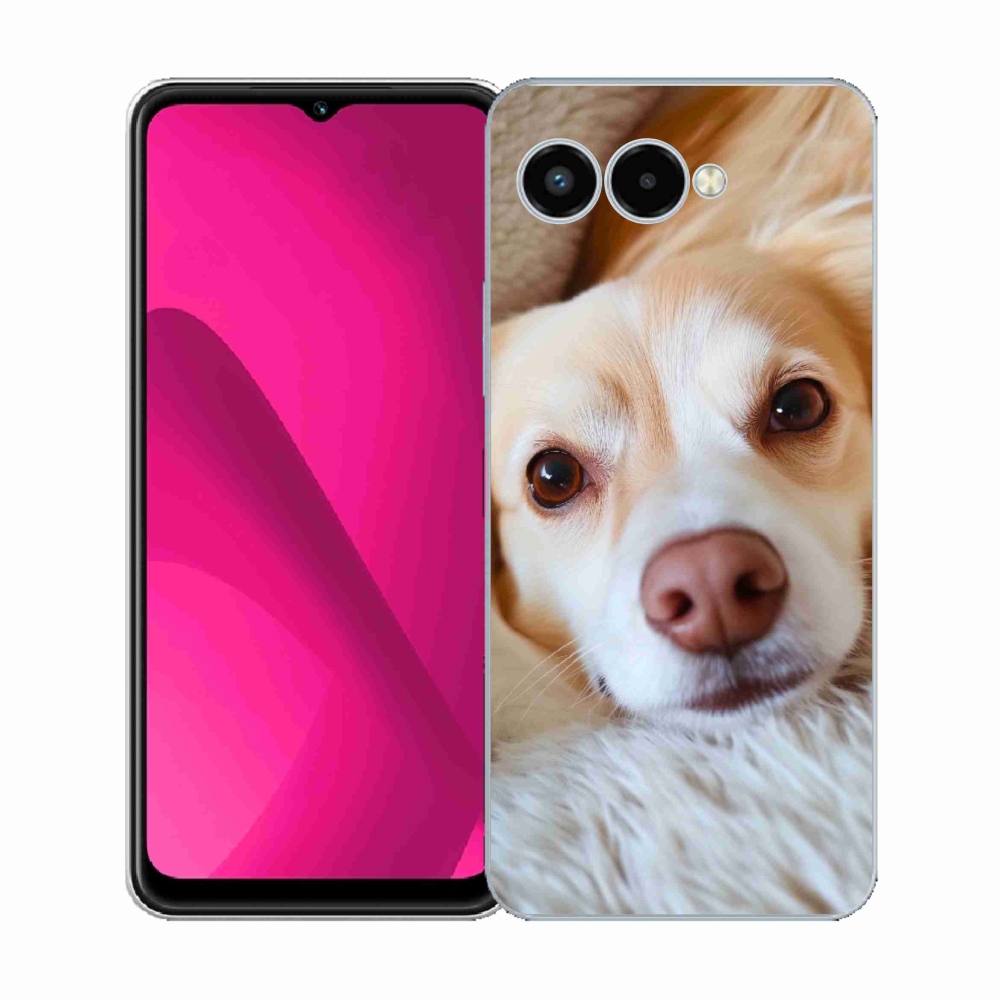 Gelový kryt mmCase na T phone 3 - Roztomilá čivava
