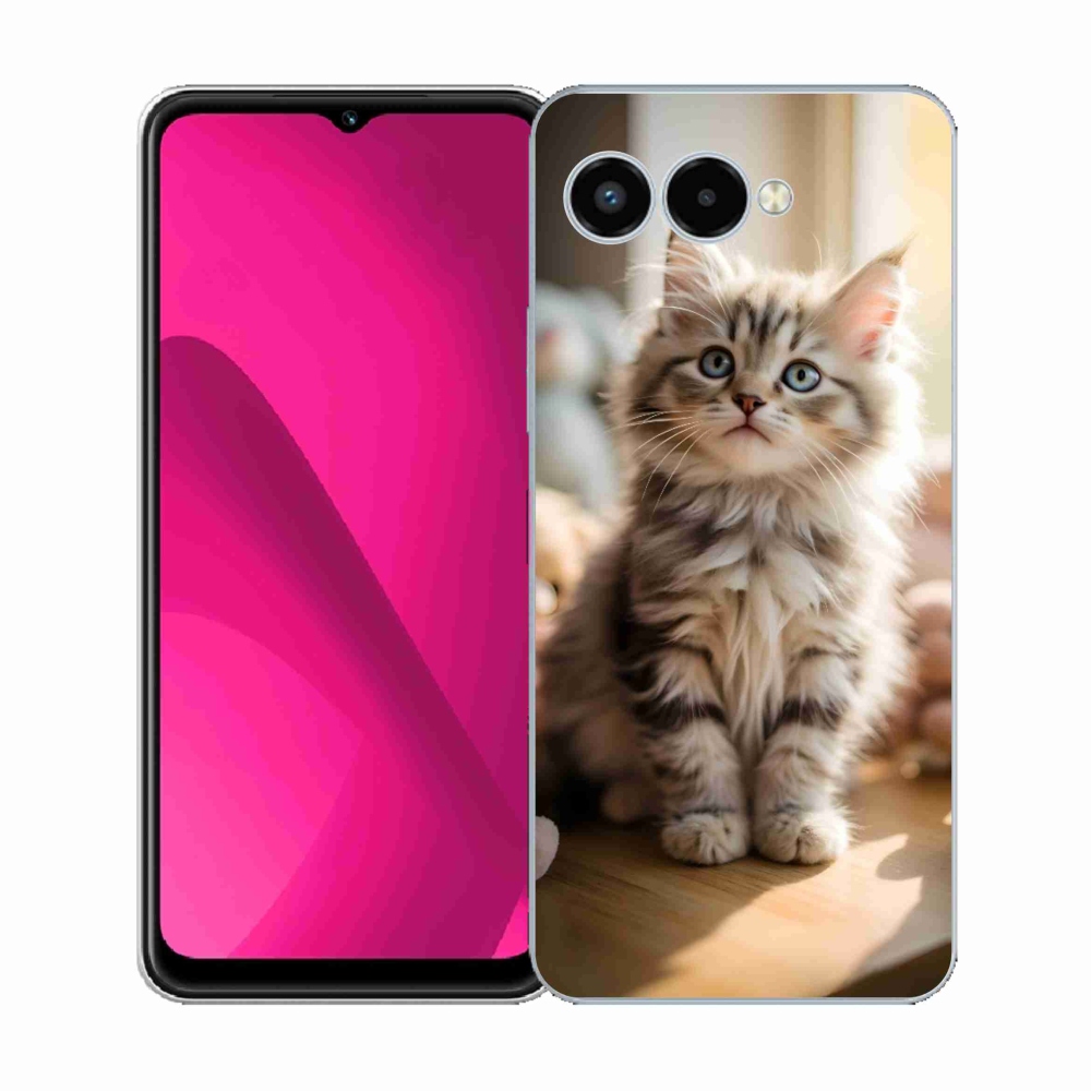 Gelový kryt mmCase na T phone 3 - roztomilé kotě 10