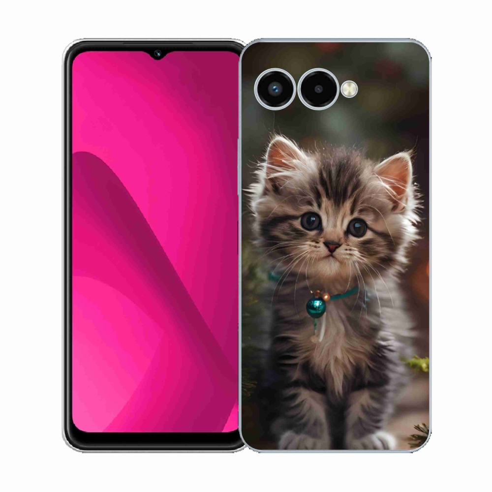 Gelový kryt mmCase na T phone 3 - roztomilé kotě 11