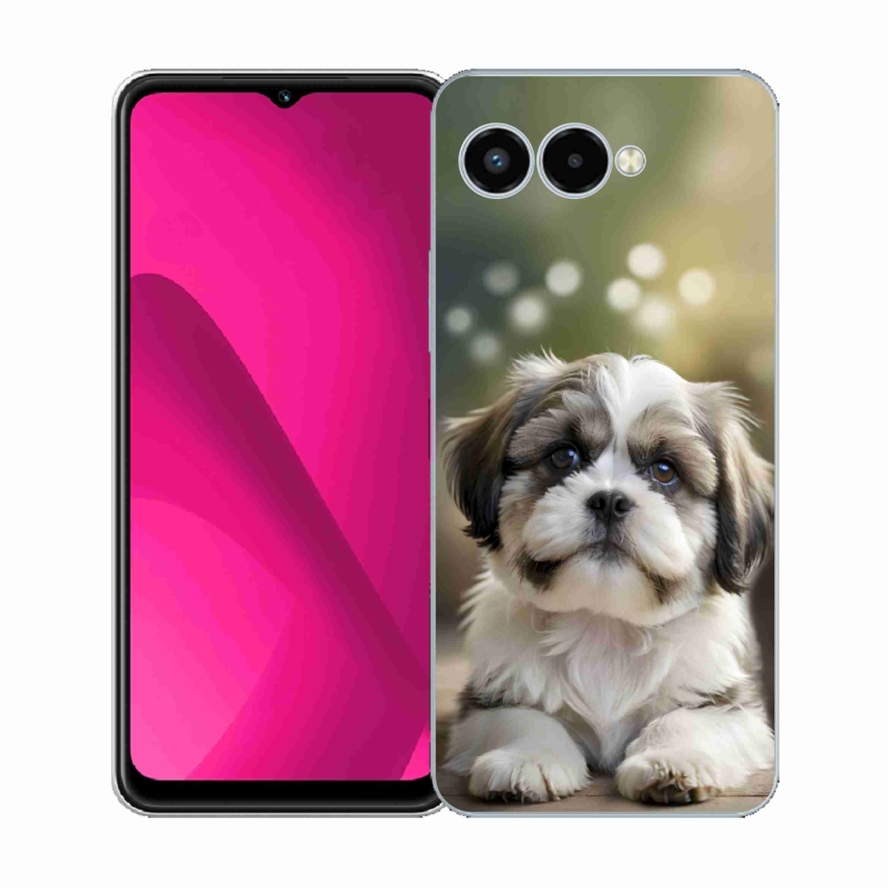 Gelový kryt mmCase na T phone 3 - roztomilý shih-tzu