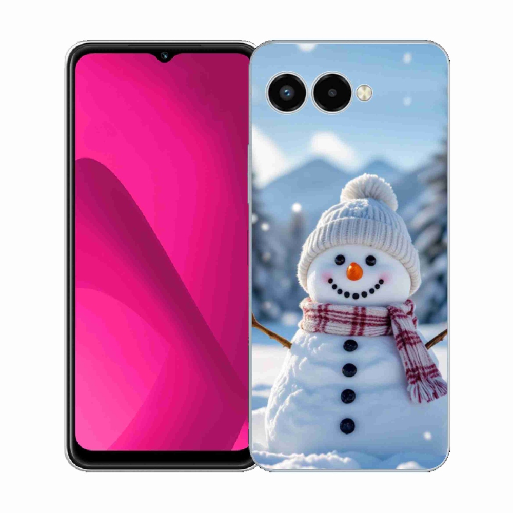 Gelový kryt mmCase na T phone 3 - sněhulák 3