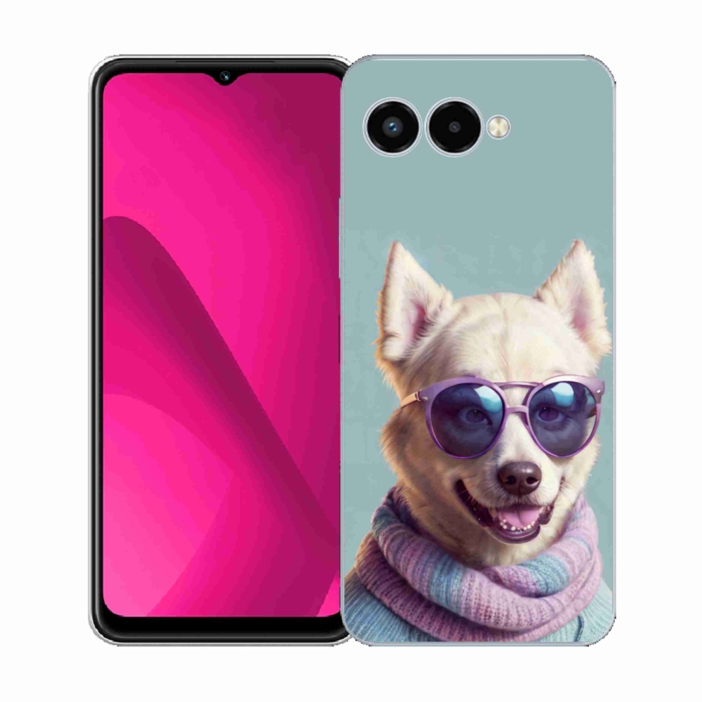 Gelový kryt mmCase na T phone 3 - stylový německý špic