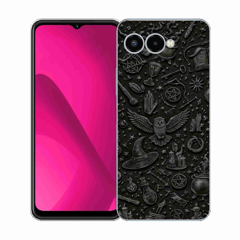 Gelový kryt mmCase na T phone 3 - tmavý magický svět