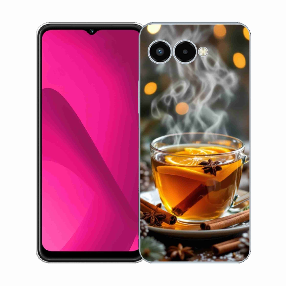 Gelový kryt mmCase na T phone 3 - vánoční punč