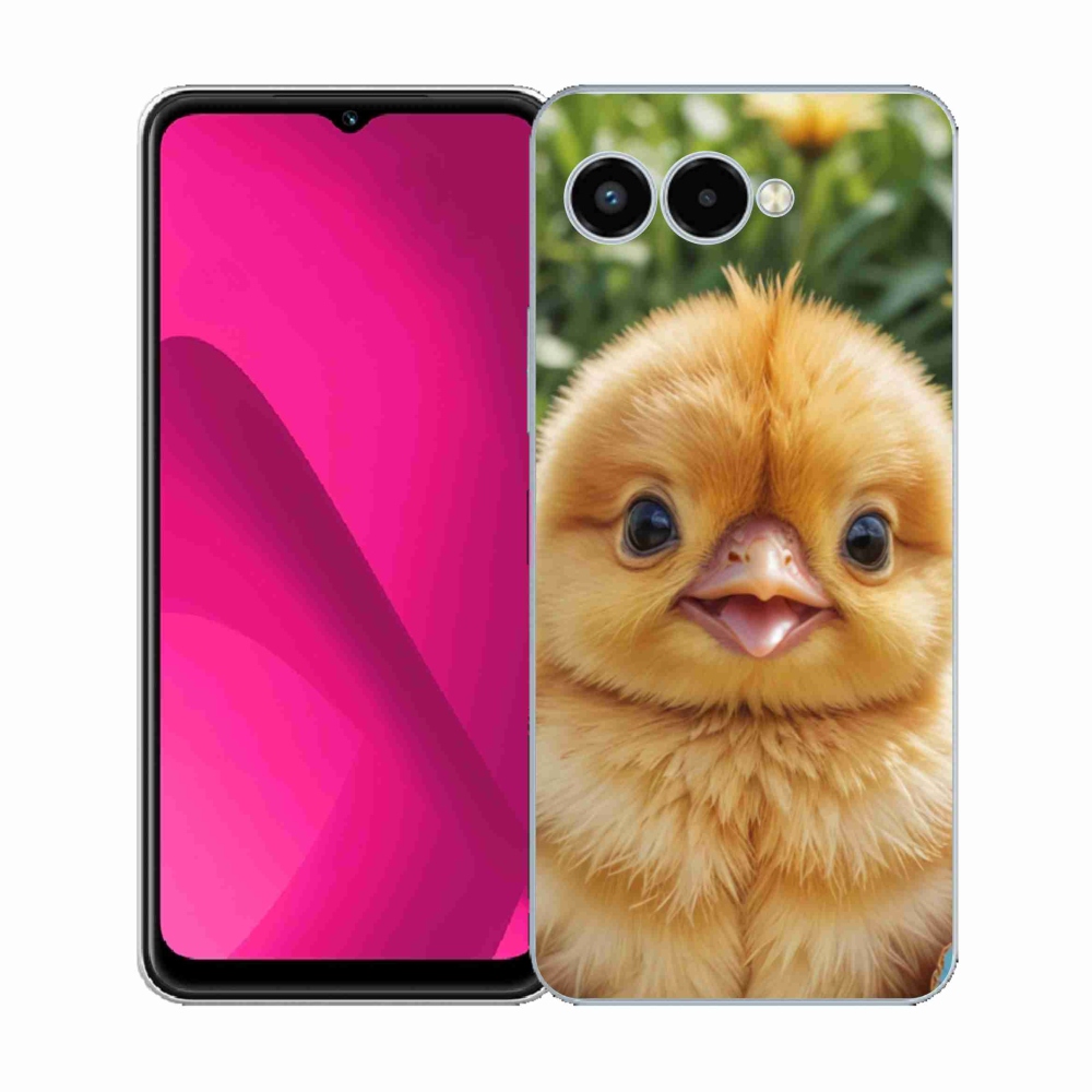 Gelový kryt mmCase na T phone 3 - veselé kuřátko