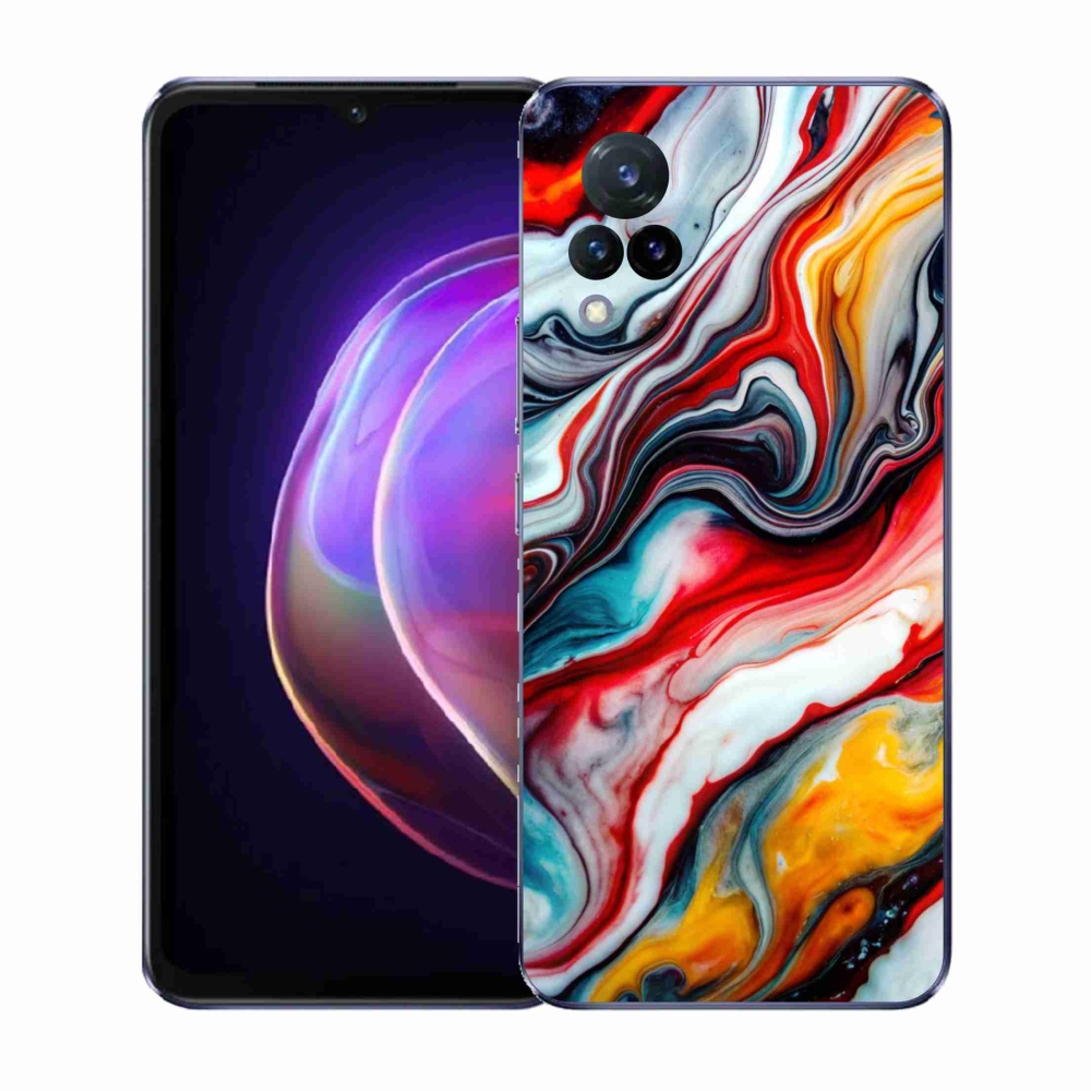 Gelový kryt mmCase na Vivo V21 4G/5G - abstraktní motiv 35