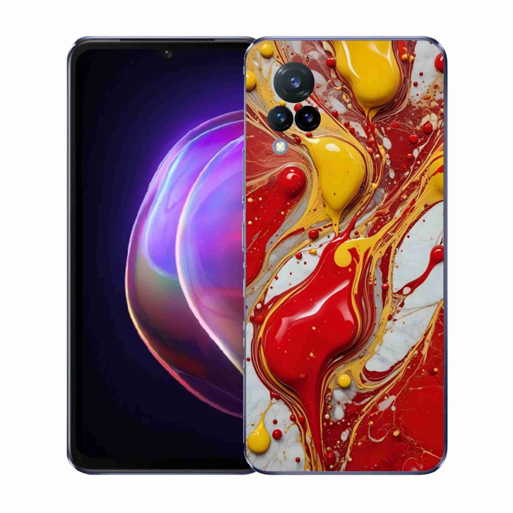 Gelový kryt mmCase na Vivo V21 4G/5G - abstraktní motiv 42