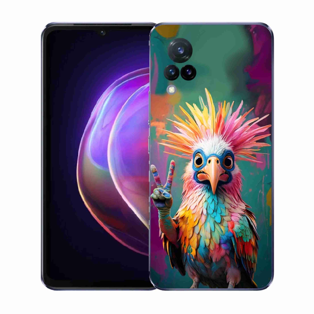 Gelový kryt mmCase na Vivo V21 4G/5G - barevný rebel