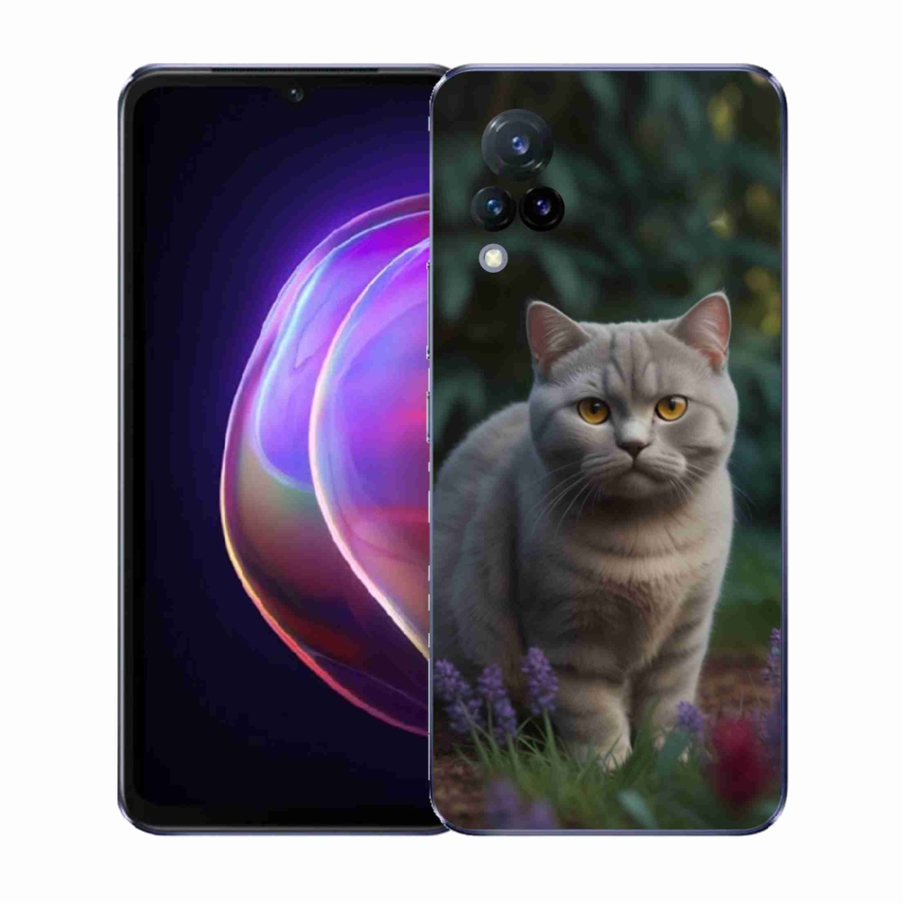 Gelový kryt mmCase na Vivo V21 4G/5G - britská kočka