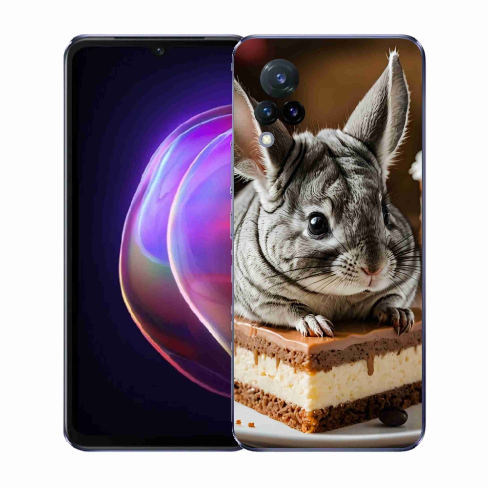 Gelový kryt mmCase na Vivo V21 4G/5G - činčila