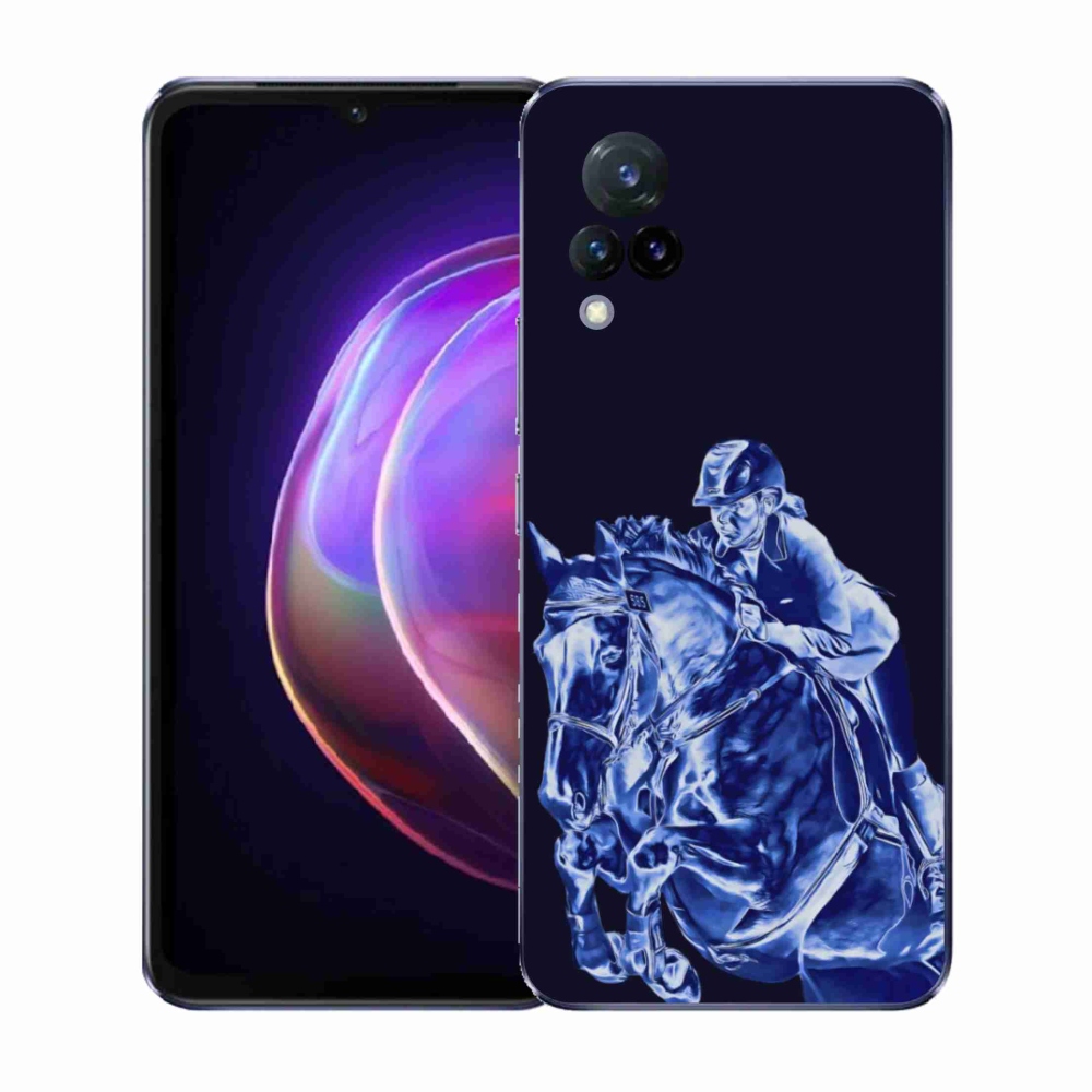 Gelový kryt mmCase na Vivo V21 4G/5G - dostihový kůň