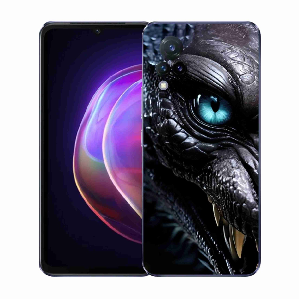 Gelový kryt mmCase na Vivo V21 4G/5G - dračí pohled