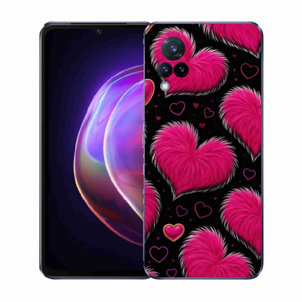 Gelový kryt mmCase na Vivo V21 4G/5G - hebká srdce