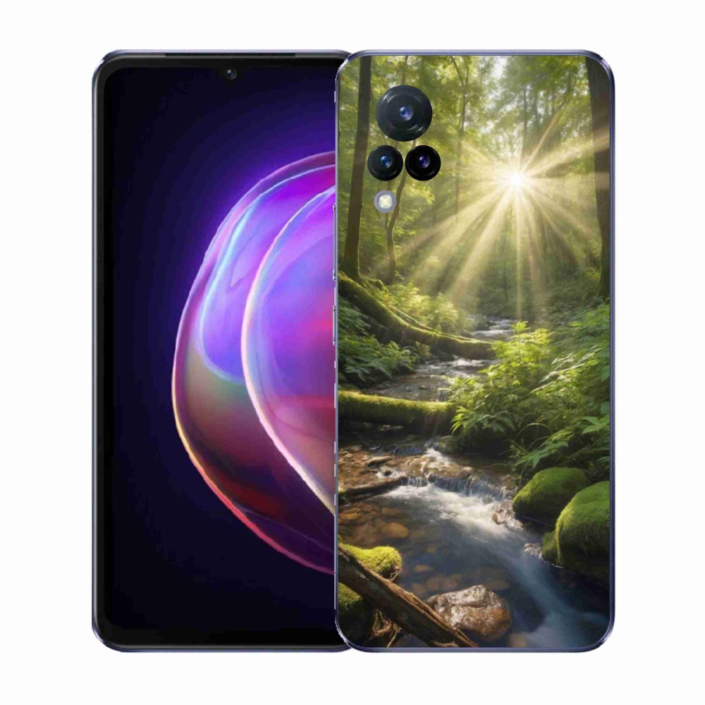 Gelový kryt mmCase na Vivo V21 4G/5G - hlubina lesa